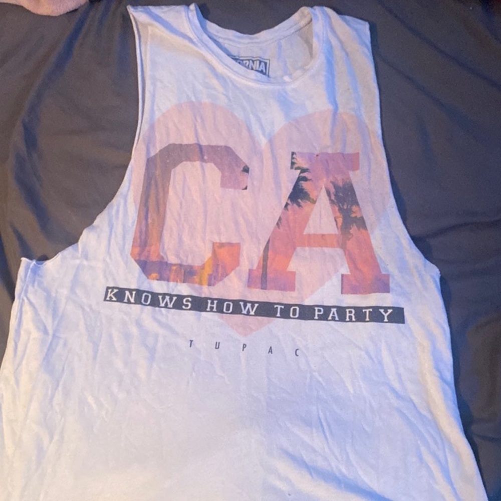 Tupac themed tank